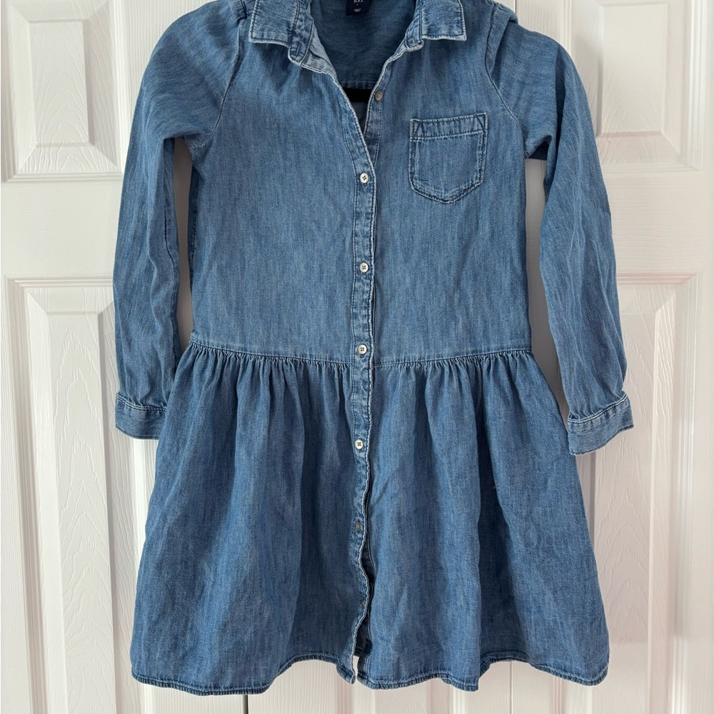GAP Blue Denim Casual Kids Dress
